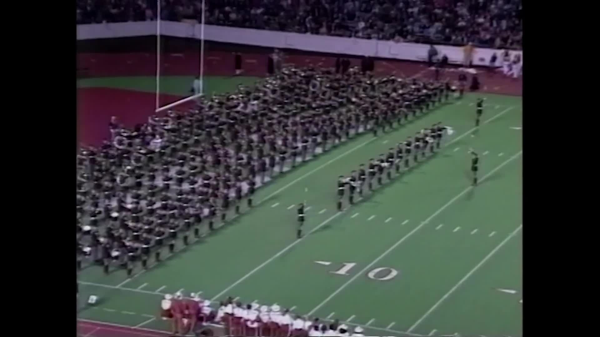 1992 TAMU vs Texas Halftime Drill