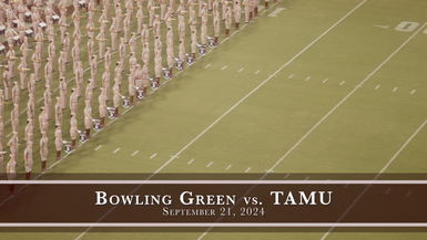 TAMU vs Bowling Green Halftime Drill 2024