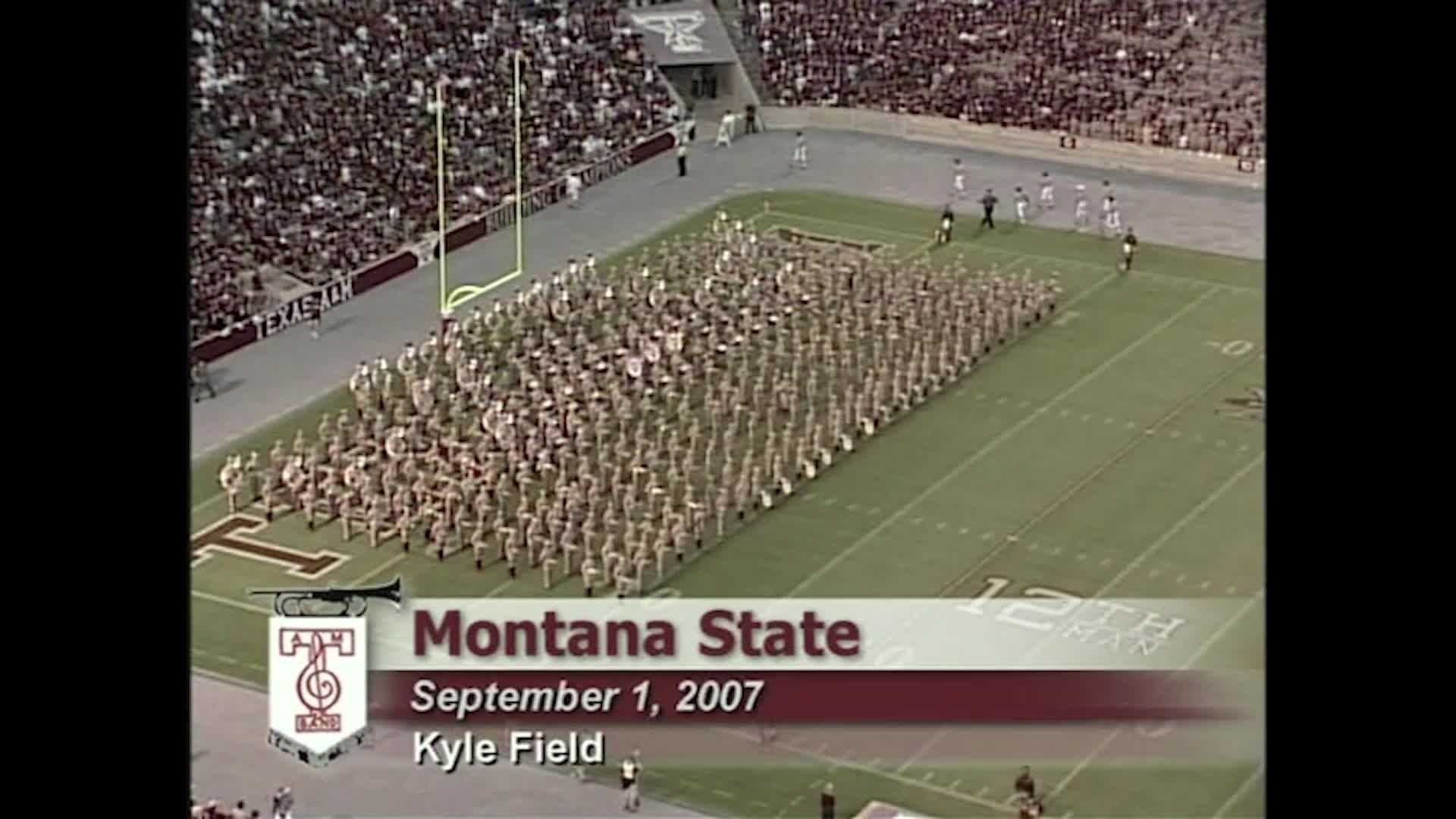 2007 TAMU vs Montana State Halftime Drill