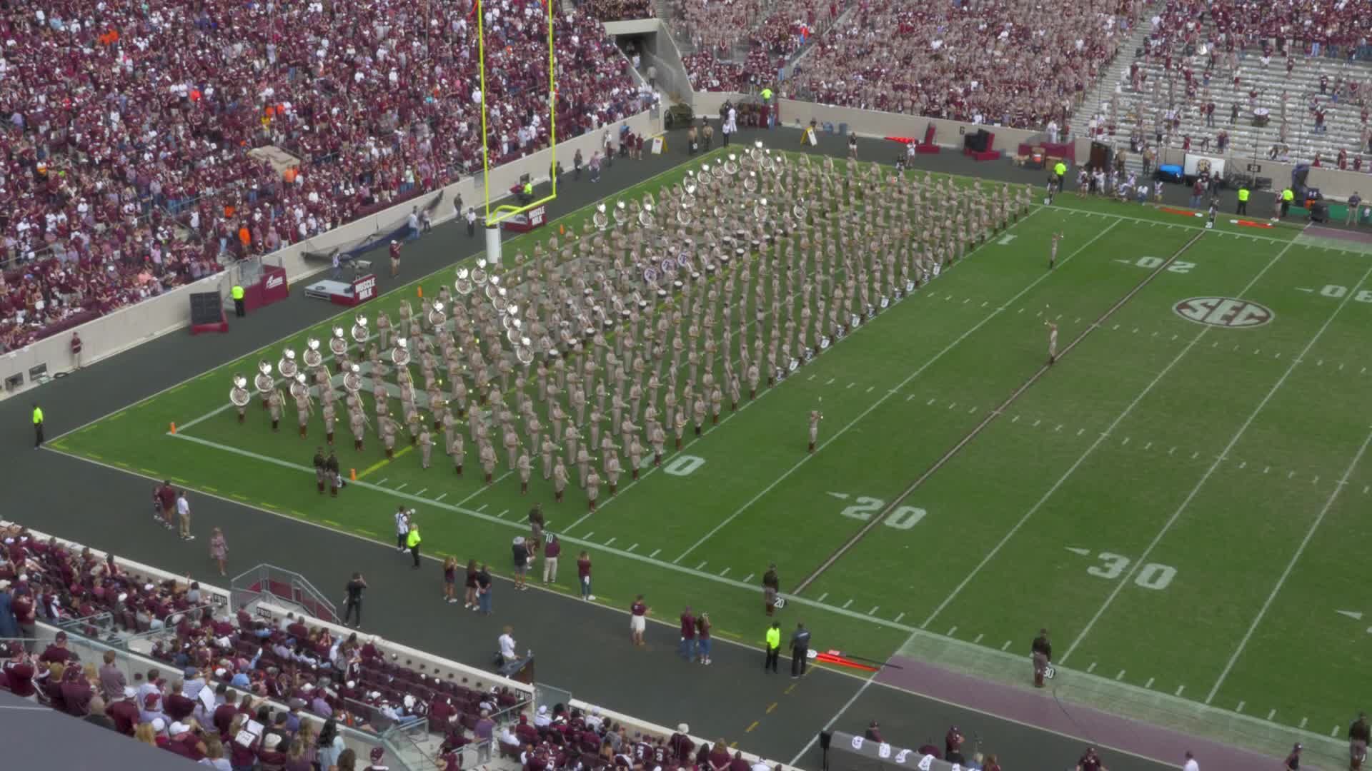 2017 TAMU vs Auburn Halftime Drill