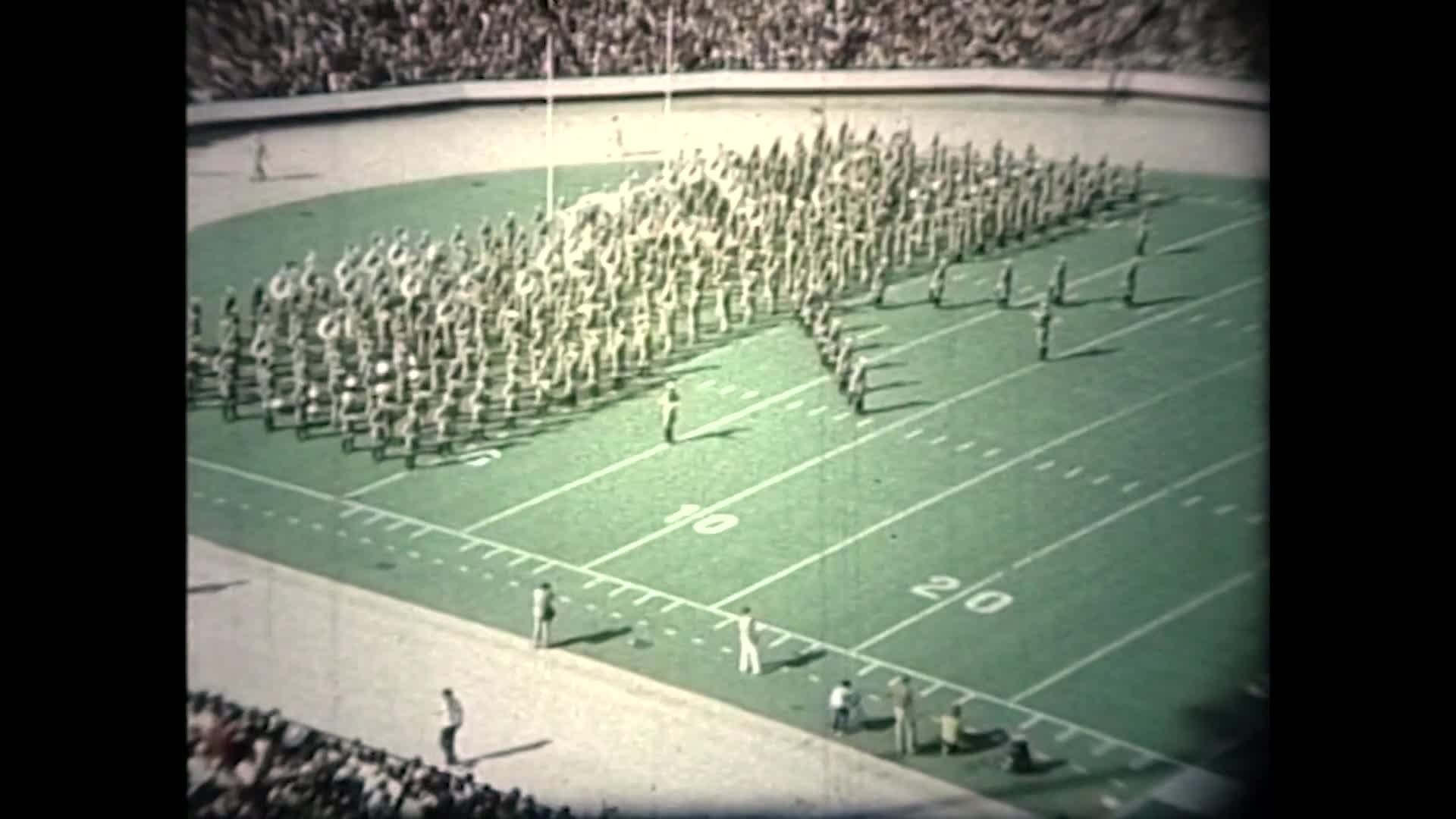 1977 TAMU vs SMU Halftime Drill