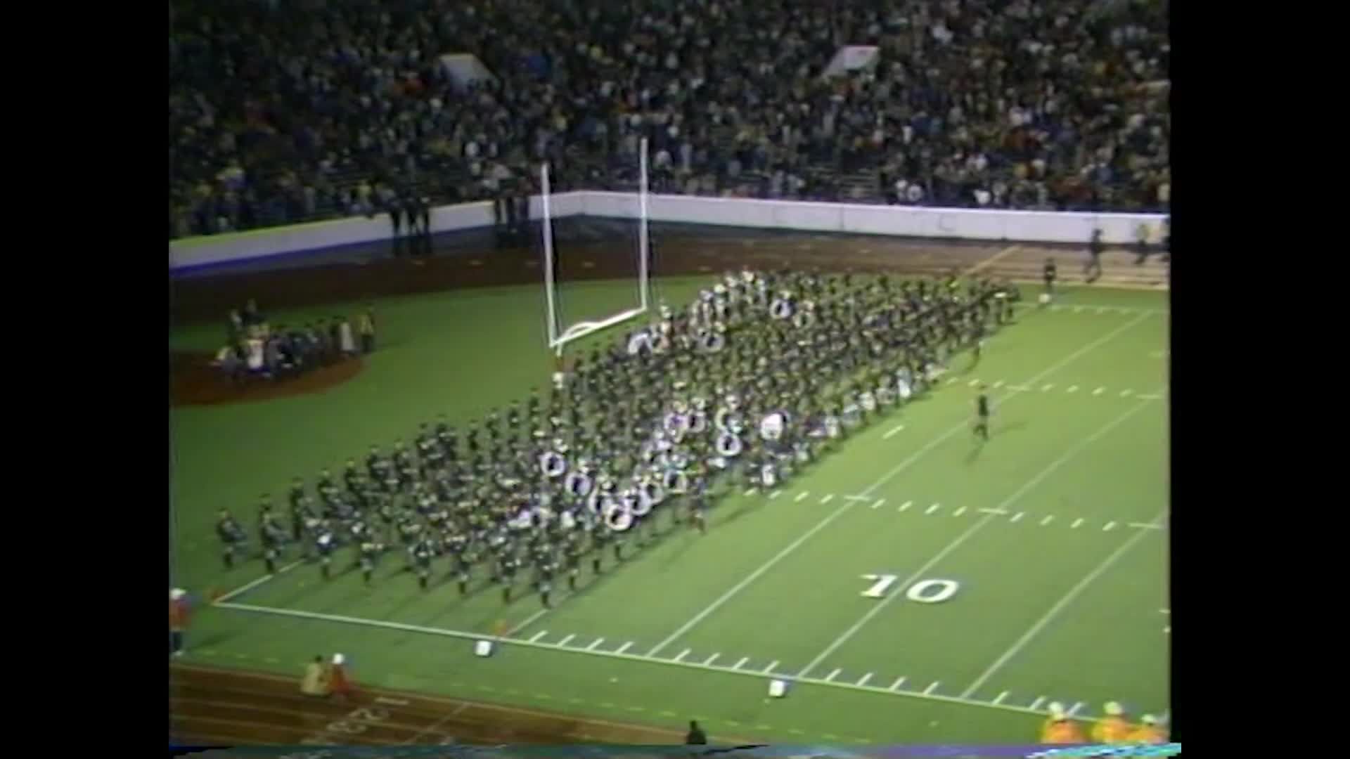 1986 TAMU vs Texas Halftime Drill