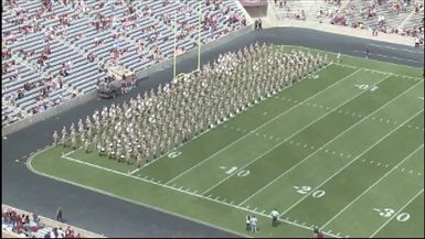 2010 Maroon and White Game Halftime Drill