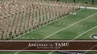 TAMU vs Arkansas Halftime Drill 2024