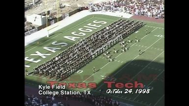 1998 TAMU vs Texas Tech Halftime Drill