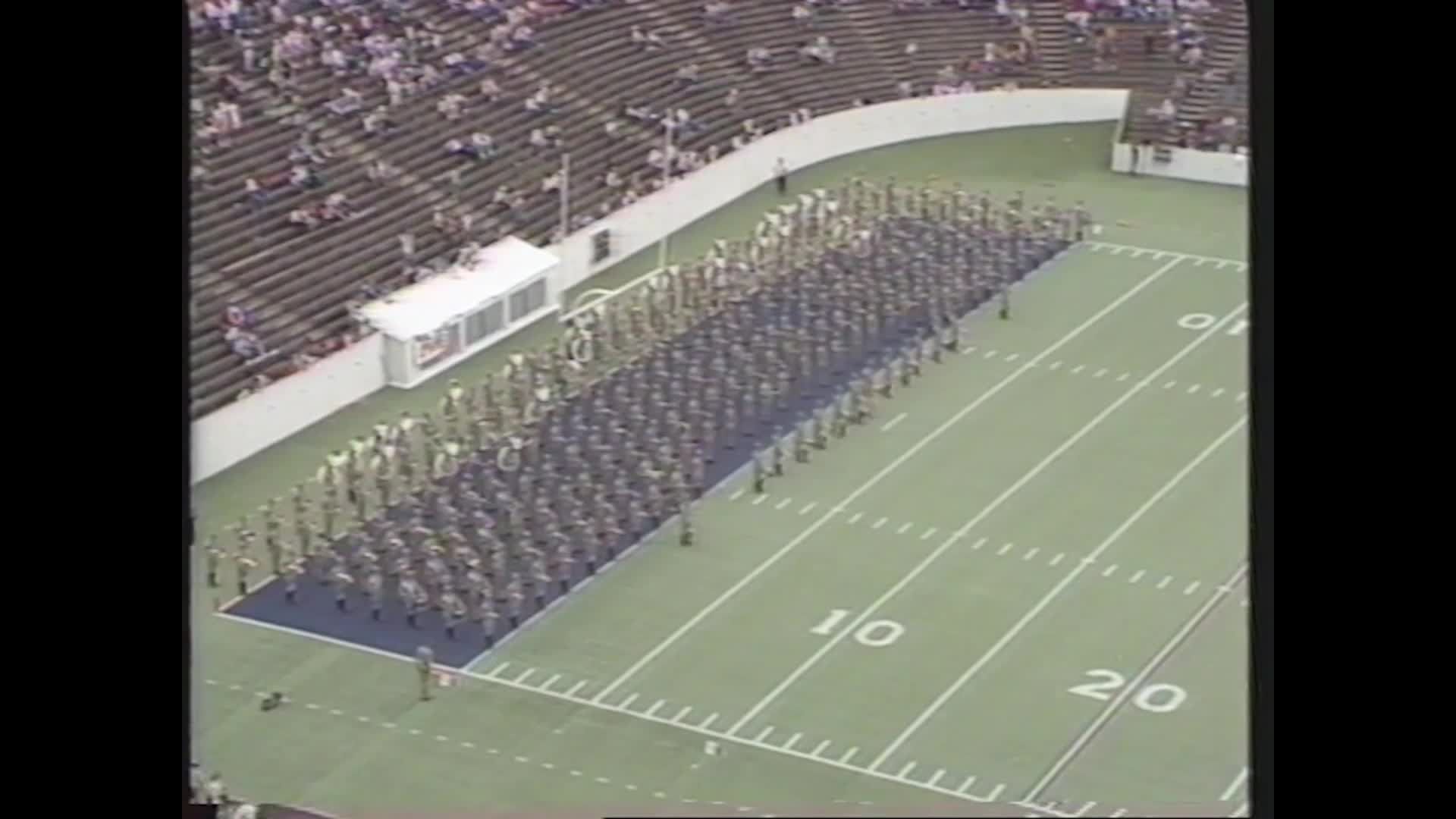 1989 TAMU vs Rice Halftime Drill