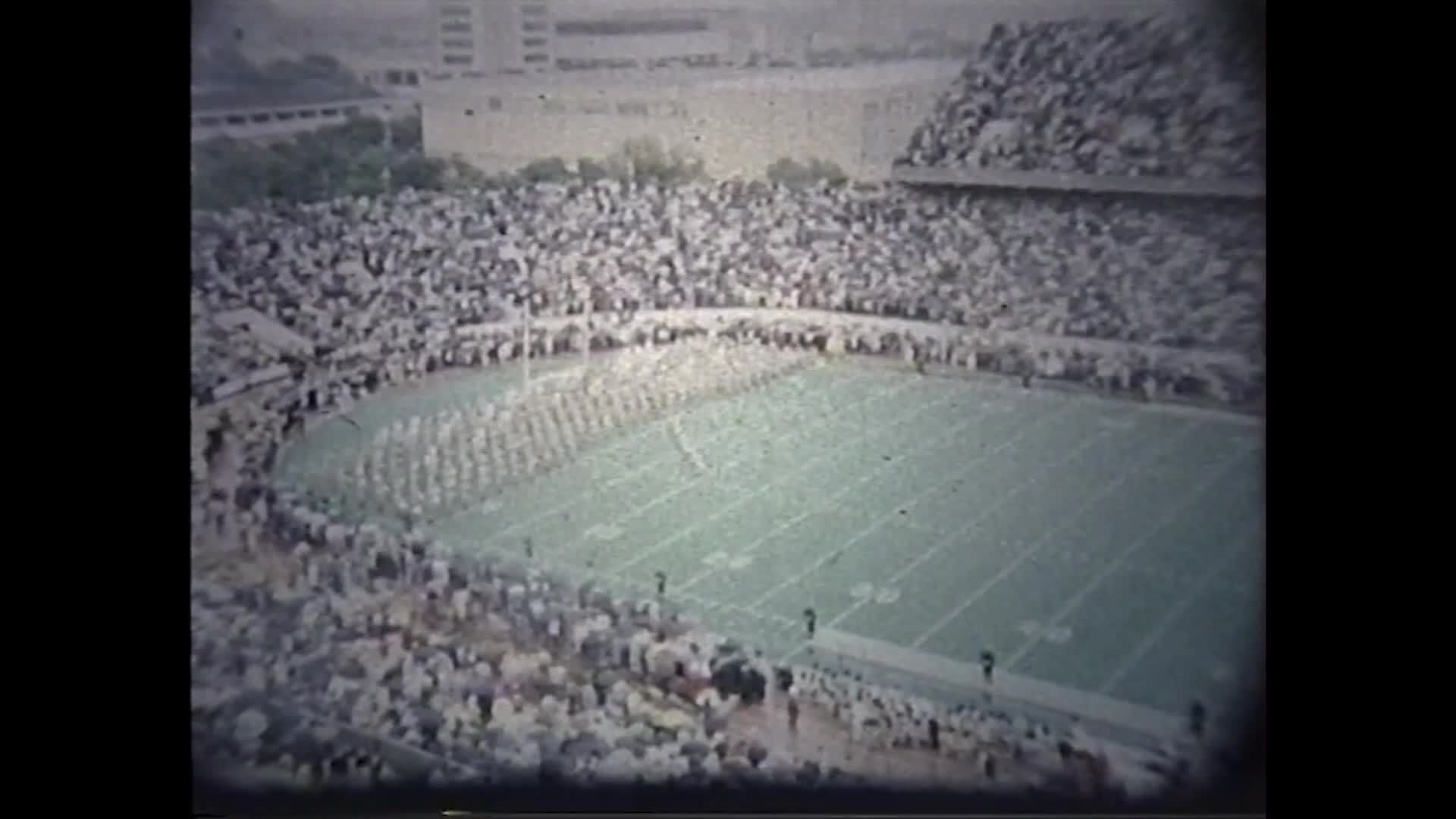 1975 TAMU vs Baylor Halftime Drill