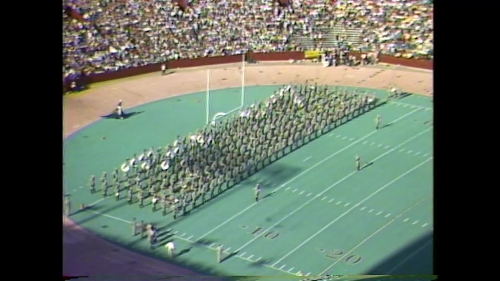 1986 TAMU vs Baylor Halftime Drill