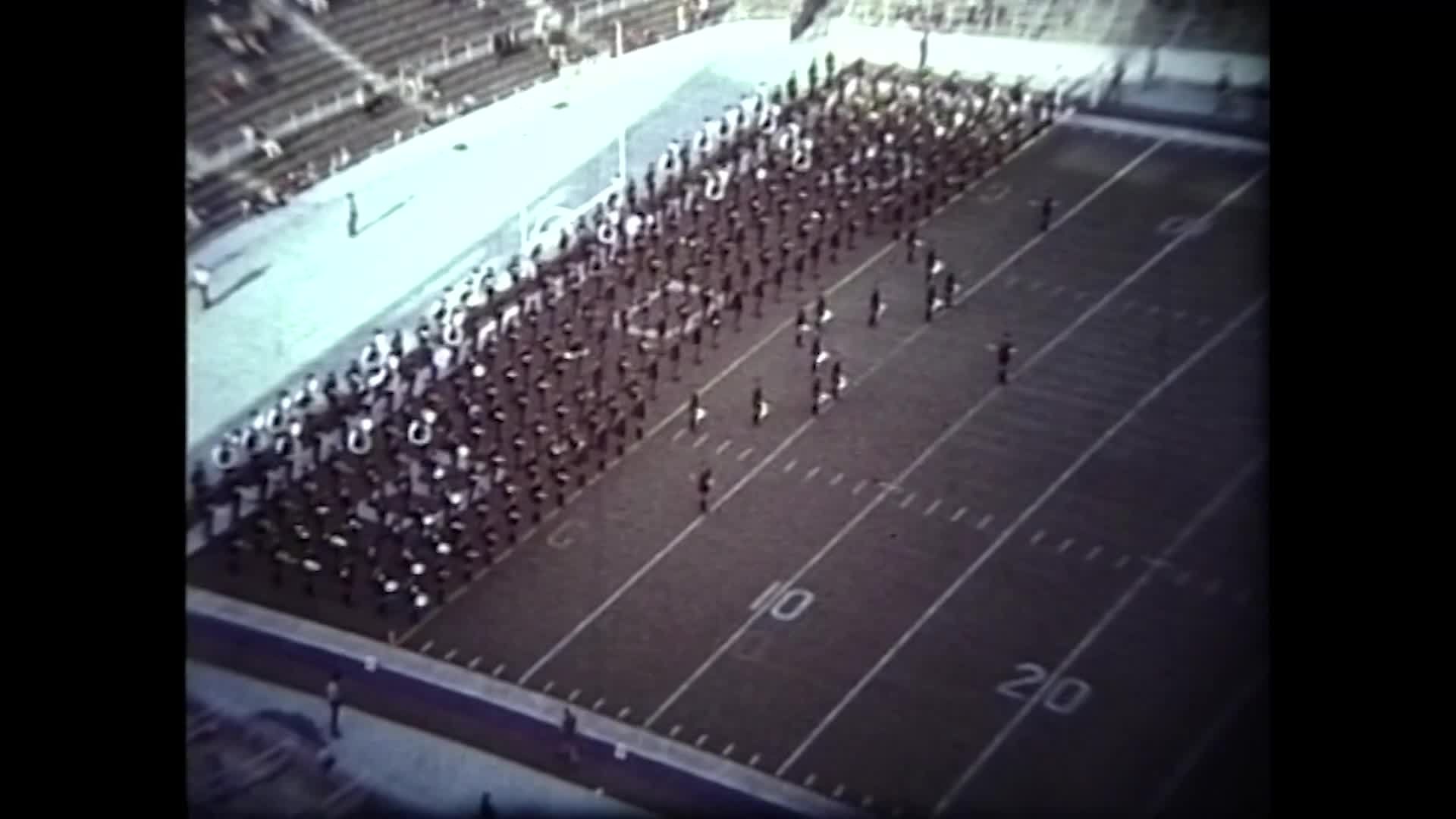 1977 TAMU vs TCU Halftime Drill