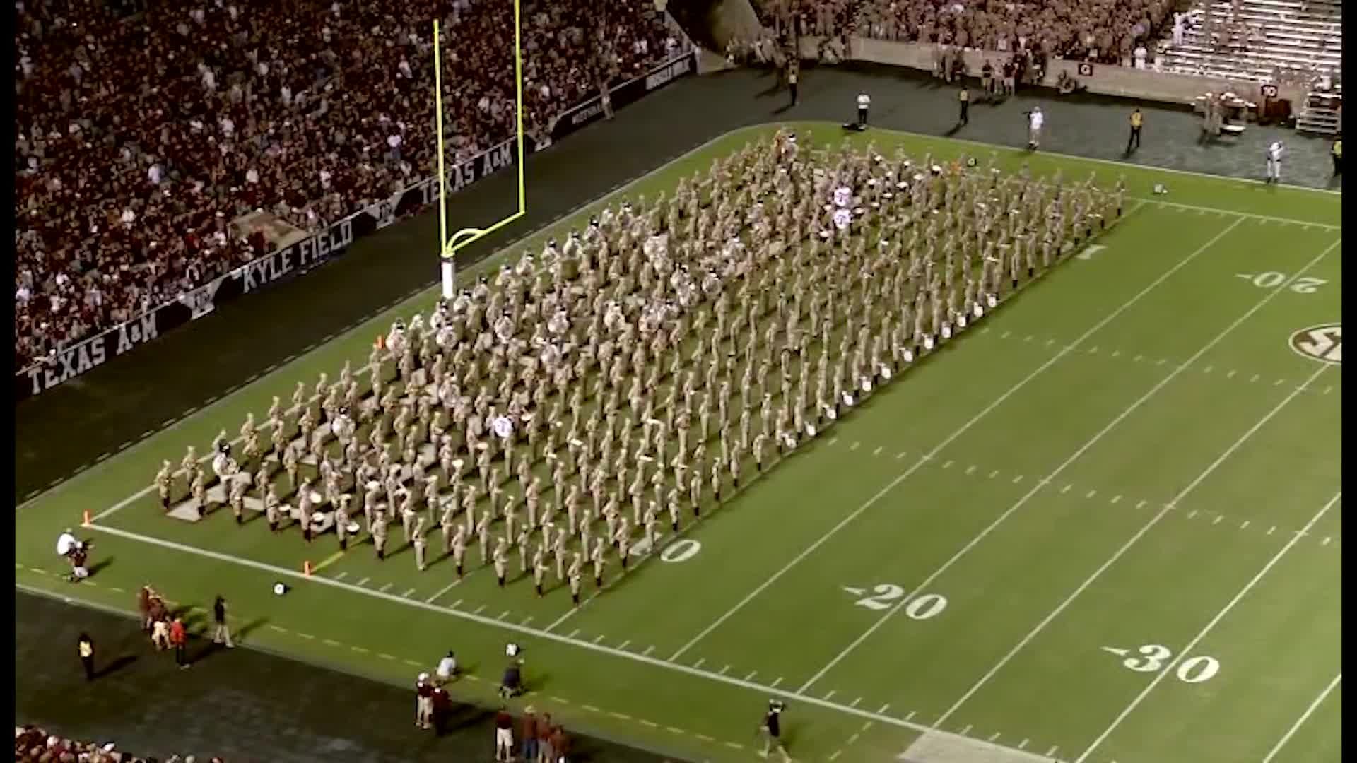 2013 TAMU vs SMU Halftime Drill