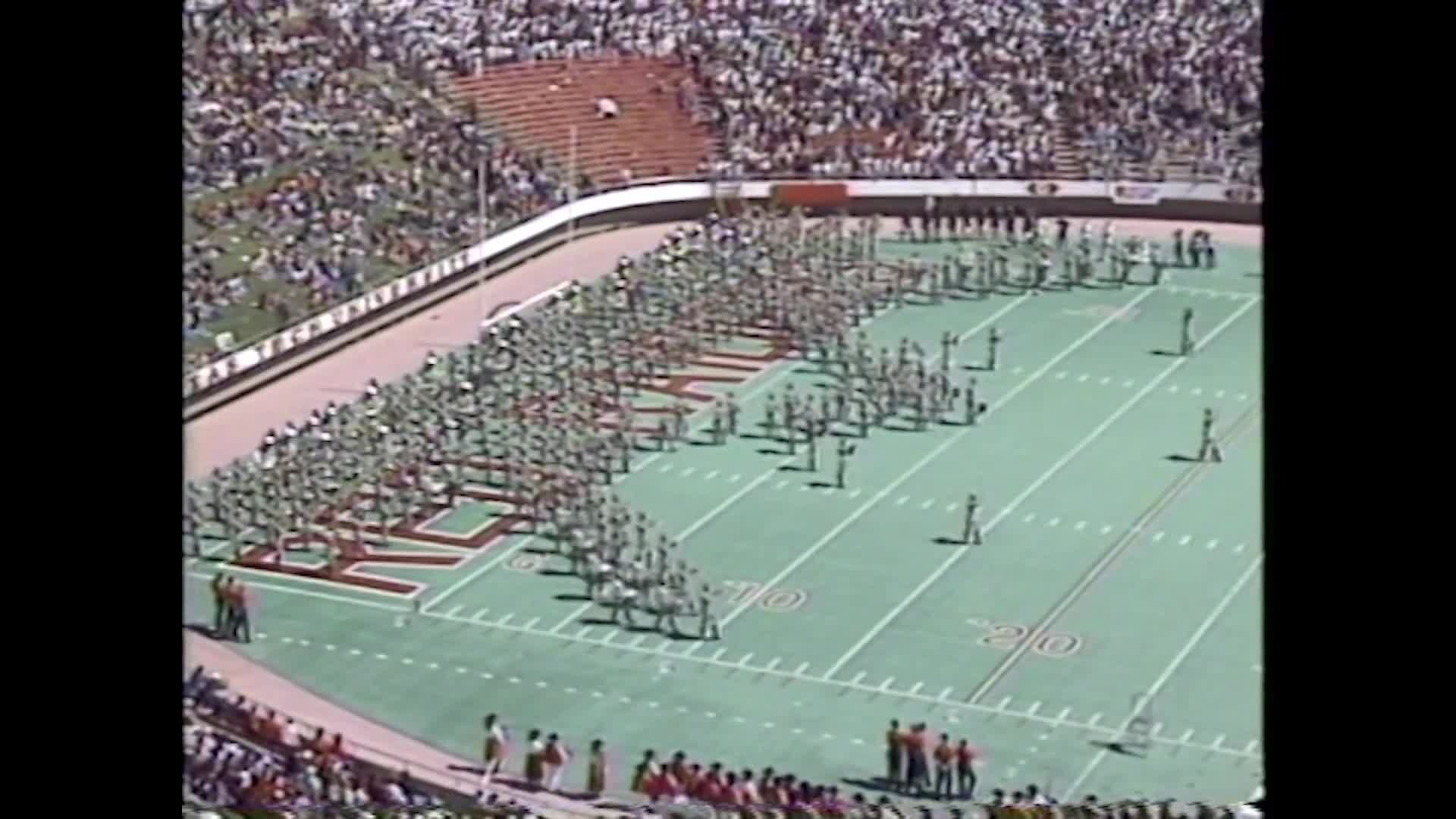 1987 TAMU vs Texas Tech Halftime Drill