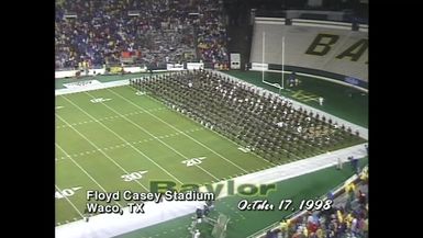 1998 TAMU vs Baylor Halftime Drill