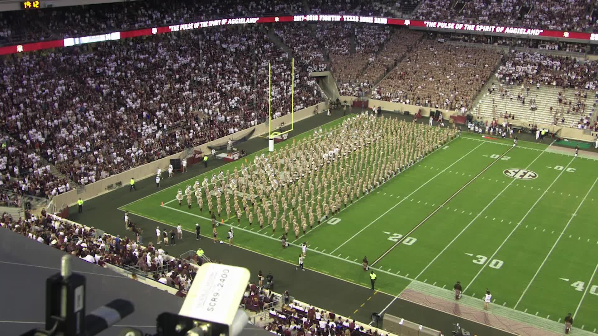 2017 TAMU vs Nicholls State Halftime Drill