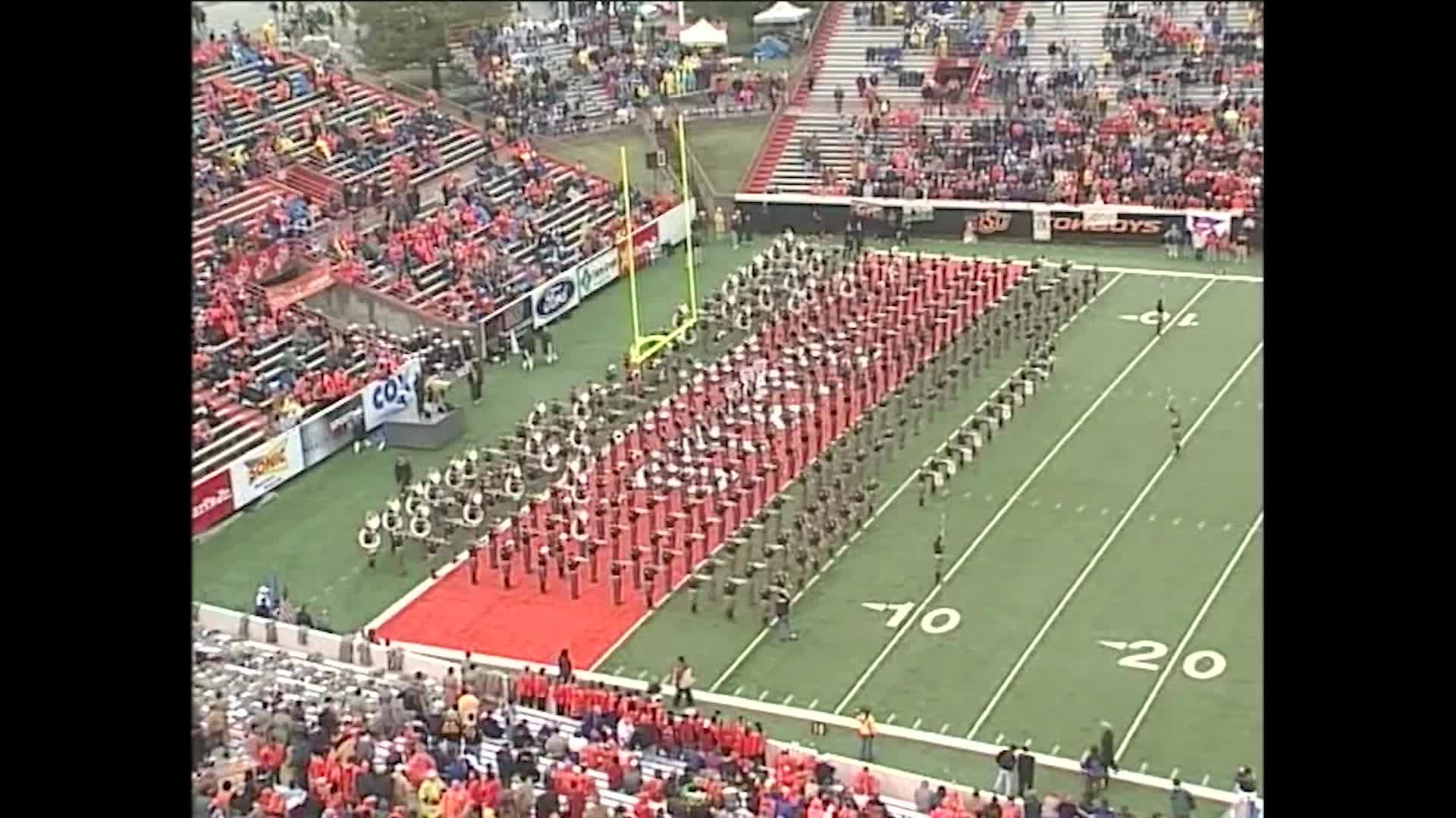 2002 TAMU vs Oklahoma State Halftime Drill