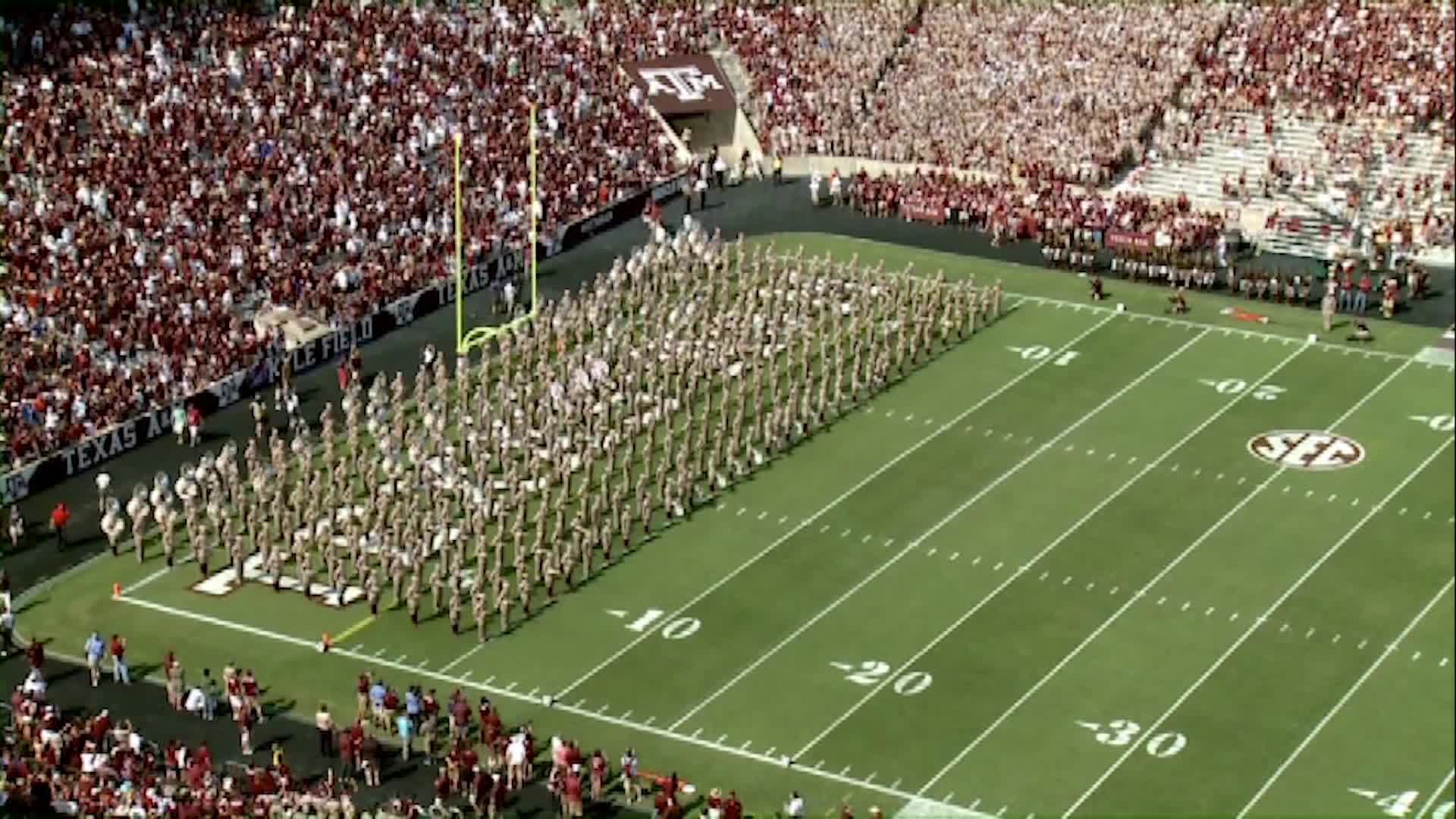 2012 TAMU vs Florida Halftime Drill