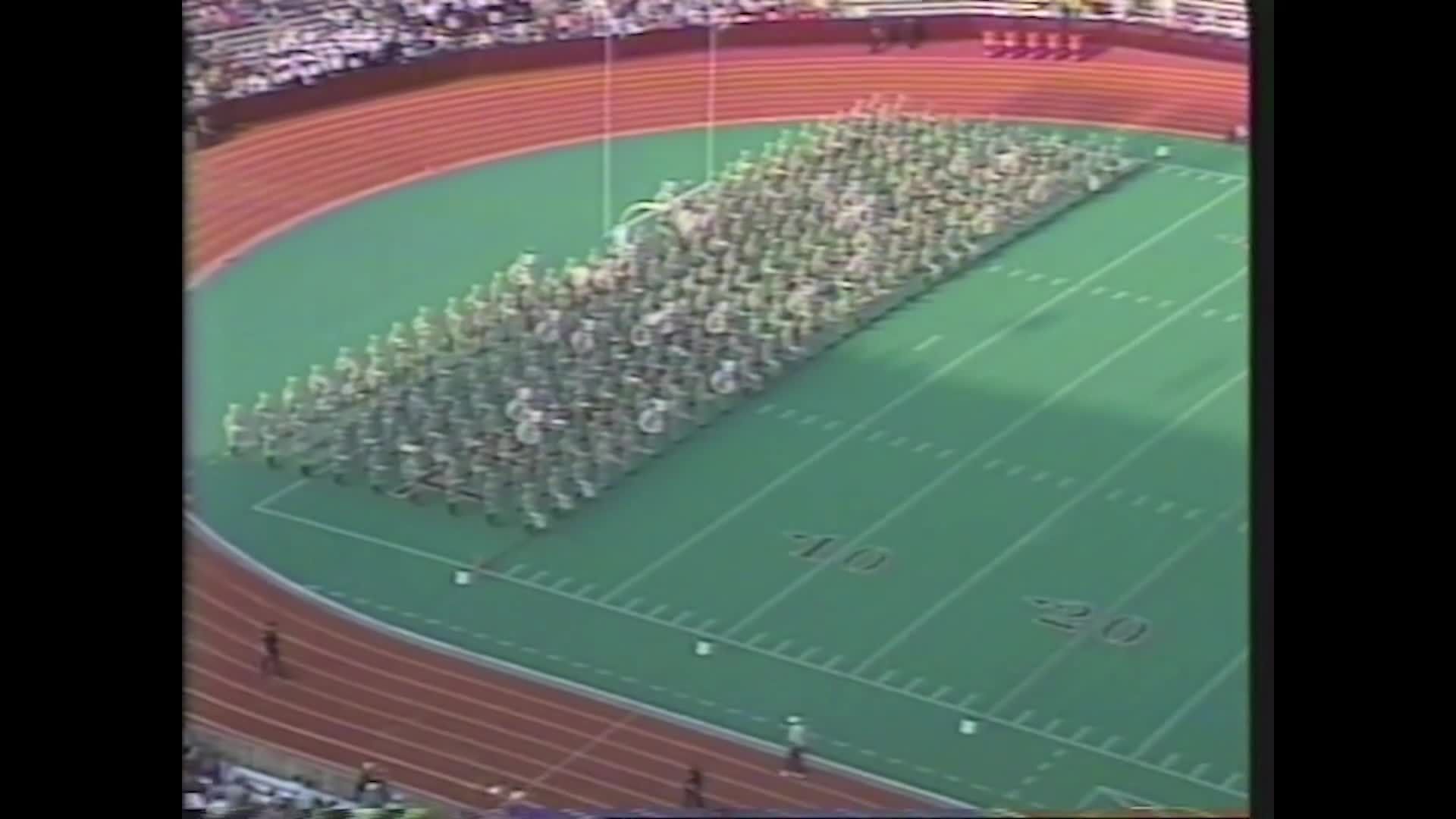 1989 TAMU vs SMU Halftime Drill