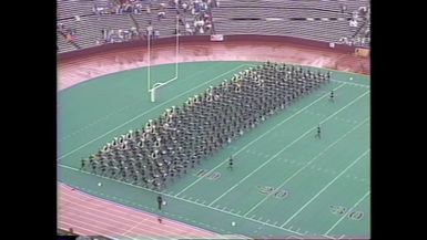 1988 TAMU vs TCU Halftime Drill 