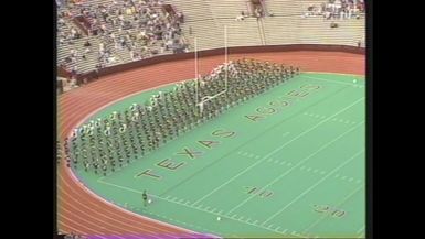 1989 TAMU vs Arkansas Halftime Drill