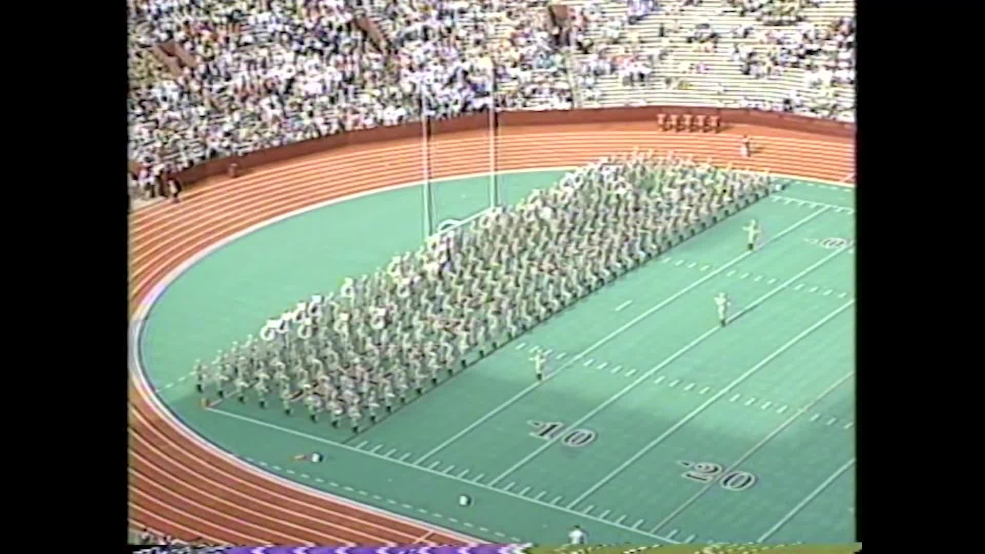 1987 TAMU vs La Tech Halftime Drill