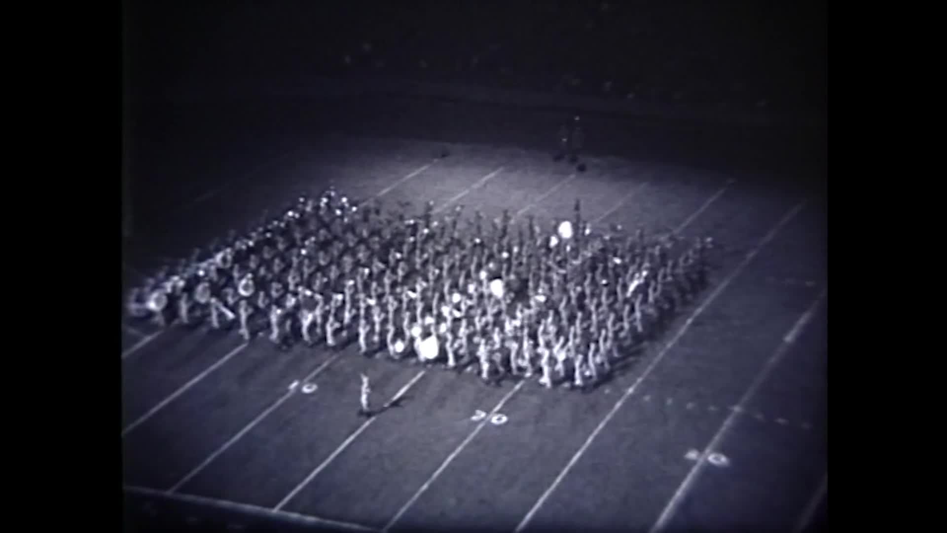 1958 TAMU vs Missouri Halftime Drill