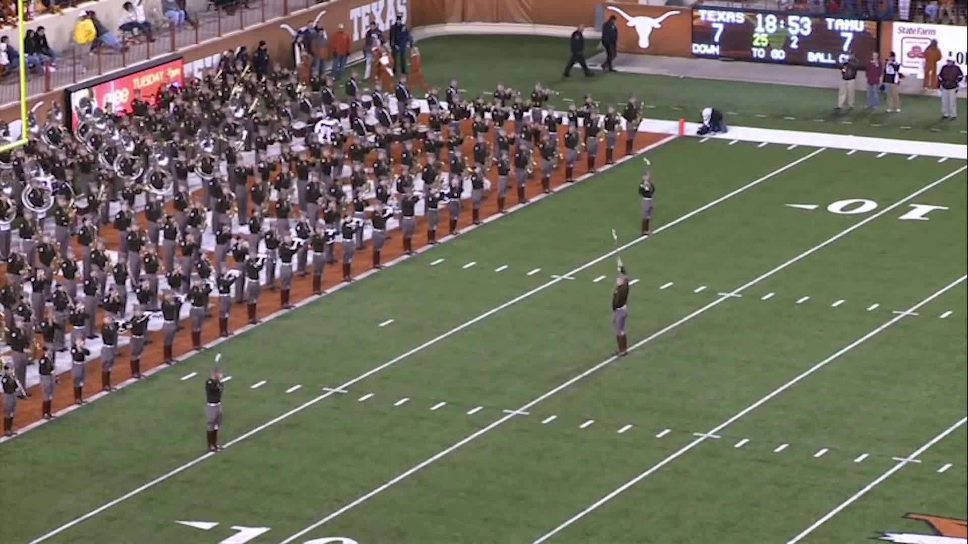 2010 TAMU vs Texas Halftime Drill