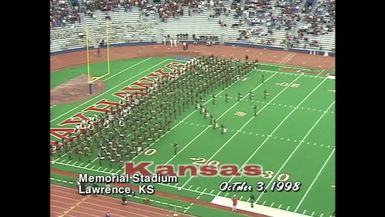 1998 TAMU vs Kansas Halftime Drill