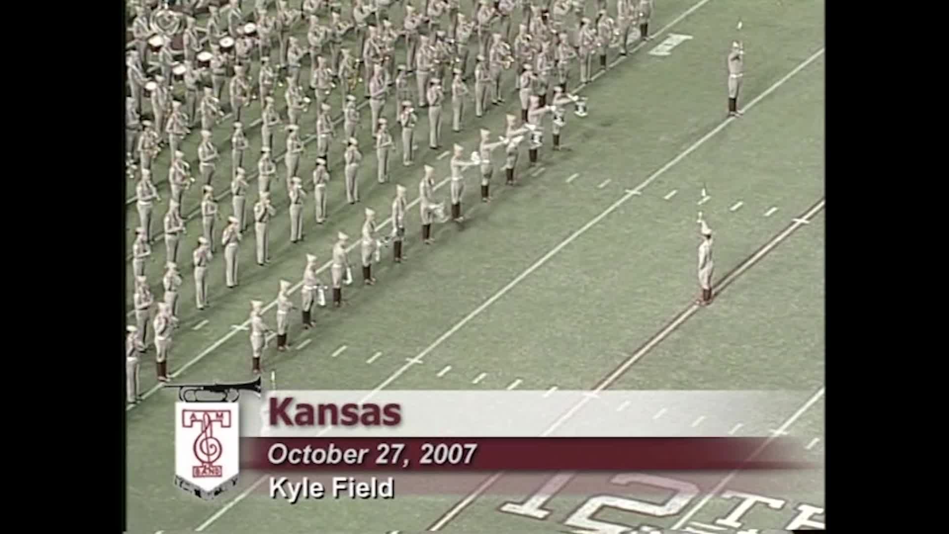 2007 TAMU vs Kansas Halftime Drill