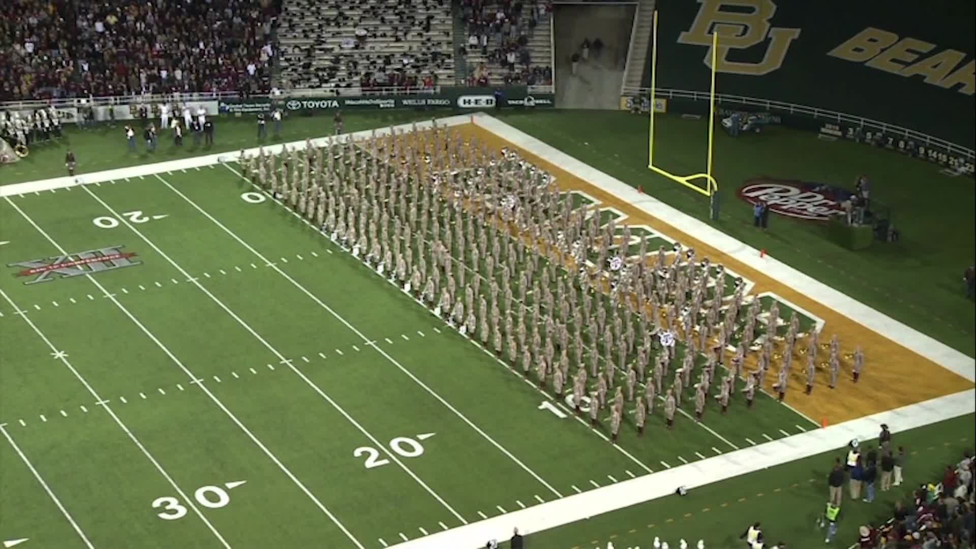 2010 TAMU vs Baylor Halftime Drill