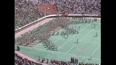 1987 TAMU vs Texas Tech Halftime Drill