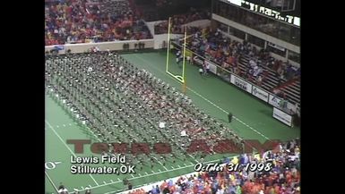 1998 TAMU vs Oklahoma State Halftime Drill