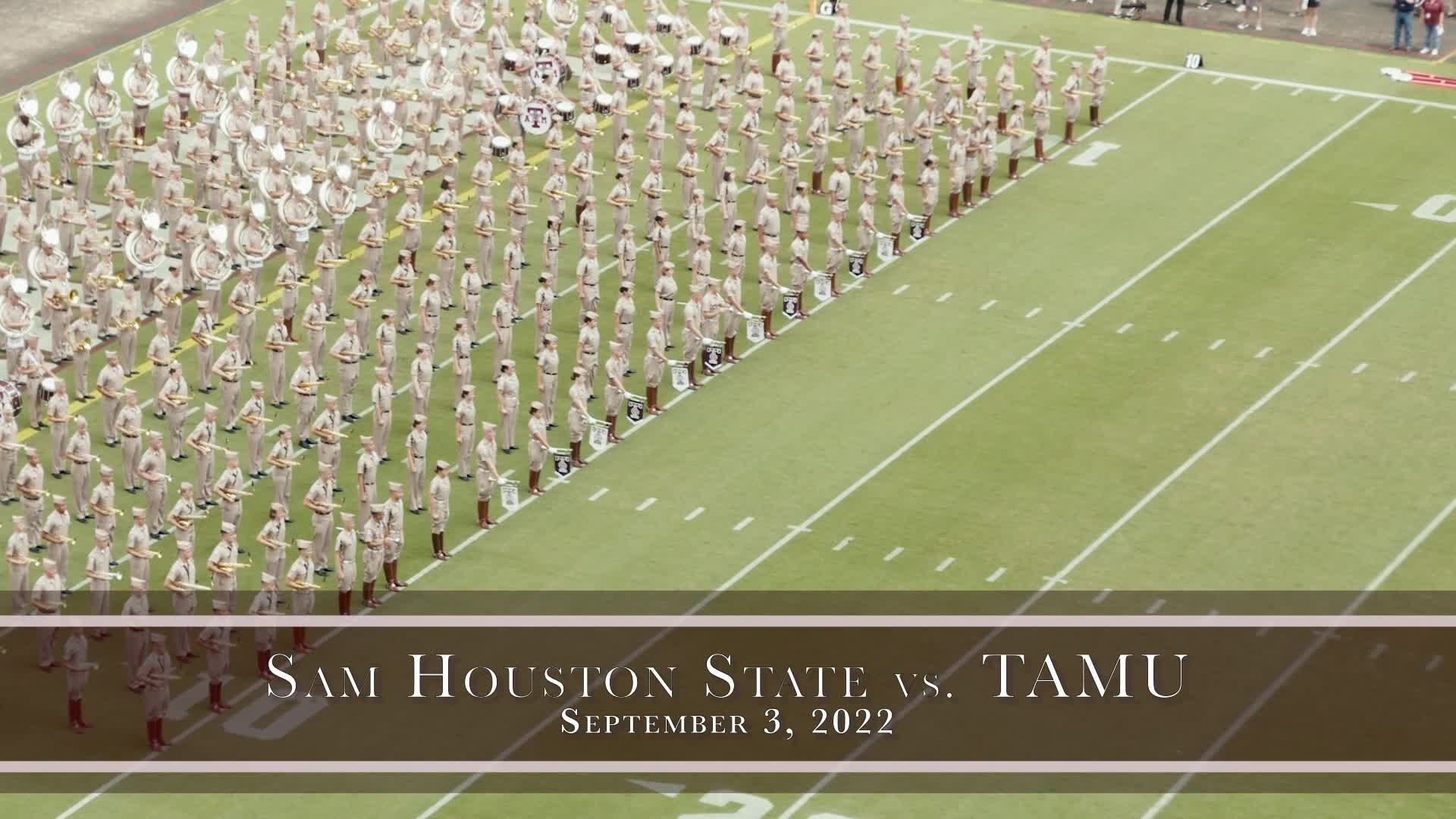 2022 TAMU vs Sam Houston State Halftime Drill