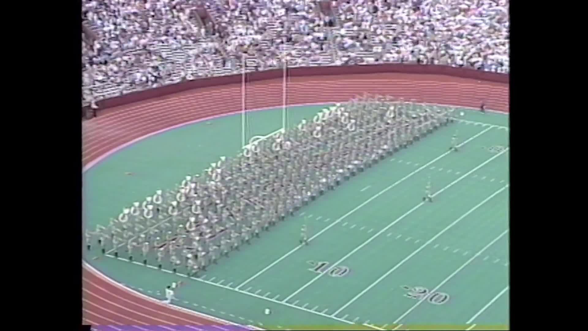 1988 TAMU vs Baylor Halftime Drill 