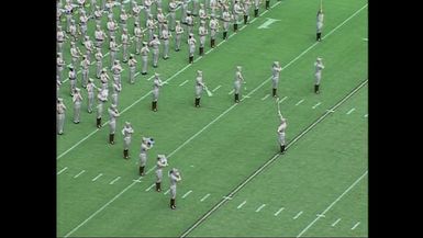 2001 TAMU vs Oklahoma State Halftime Drill--Red, White, Blue Out