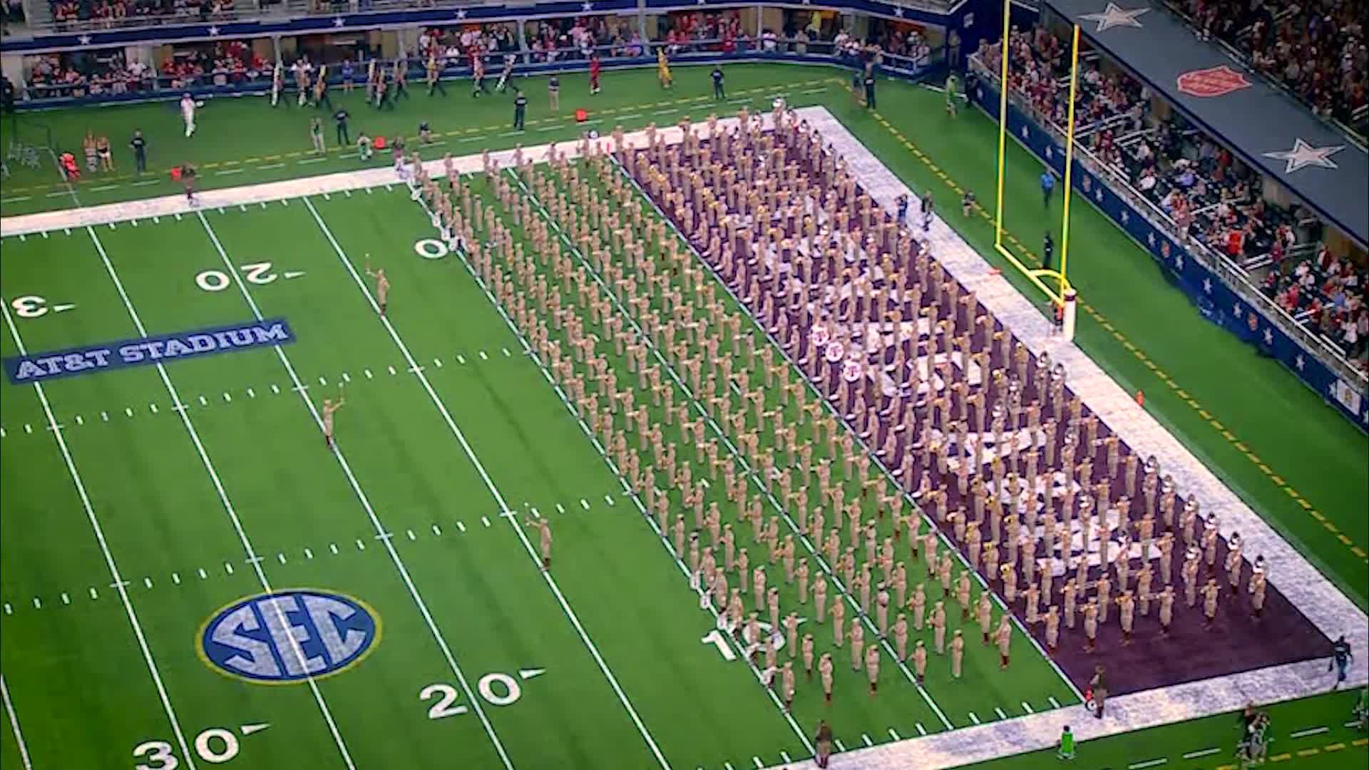 2015 TAMU vs Arkansas Halftime Drill