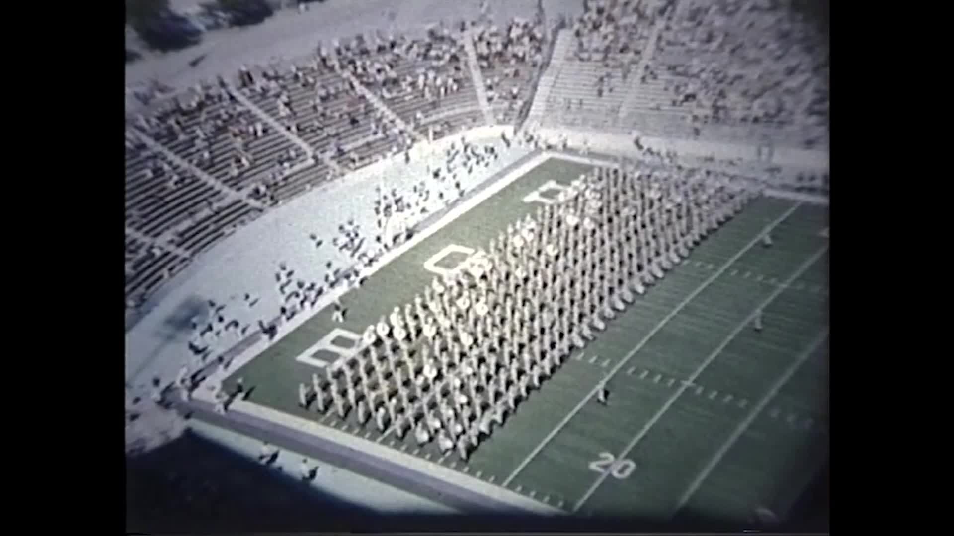 1975 TAMU vs TCU Halftime Drill