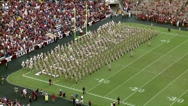 2012 TAMU vs Arkansas Halftime Drill