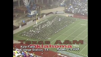 1998 TAMU vs Oklahoma Halftime Drill