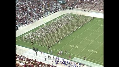 2001 TAMU vs McNeese State Halftime Drill