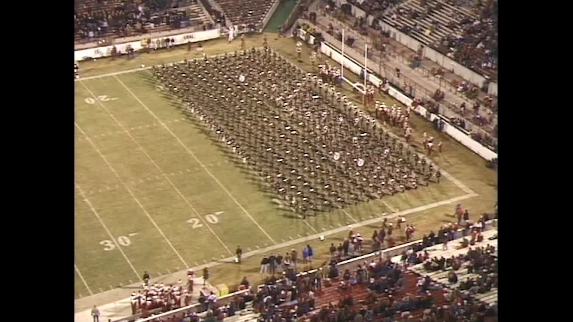 1997 TAMU vs Oklahoma Halftime Drill