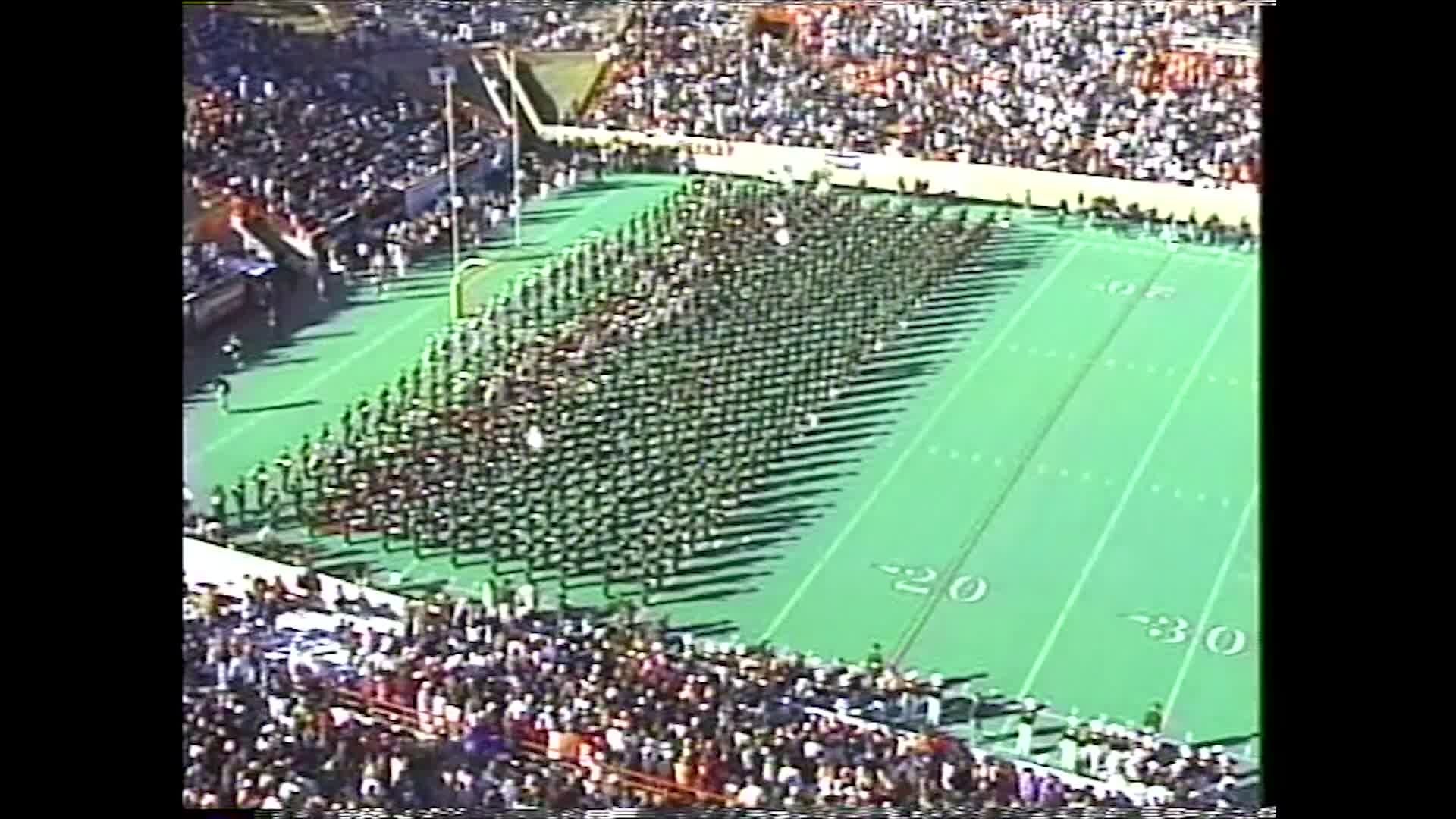 1996 TAMU vs Oklahoma State Halftime Drill