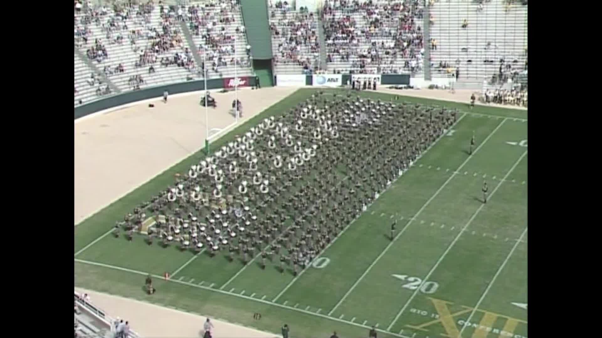 2000 TAMU vs Baylor Halftime Drill