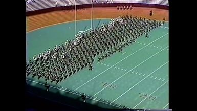 1990 TAMU vs TCU Halftime Drill