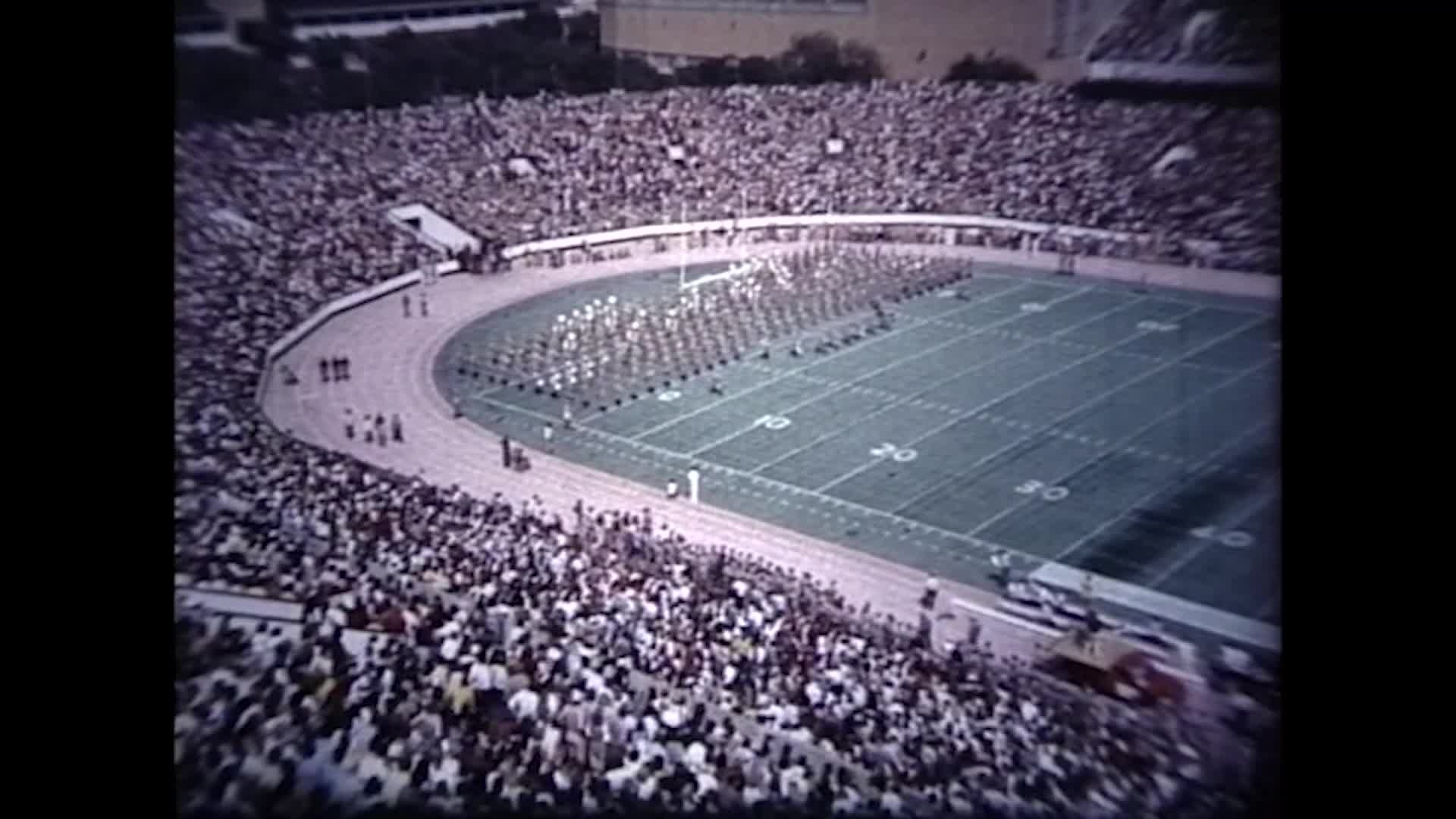 1974 TAMU vs TCU Halftime Drill