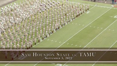 2022 TAMU vs Sam Houston State Halftime Drill