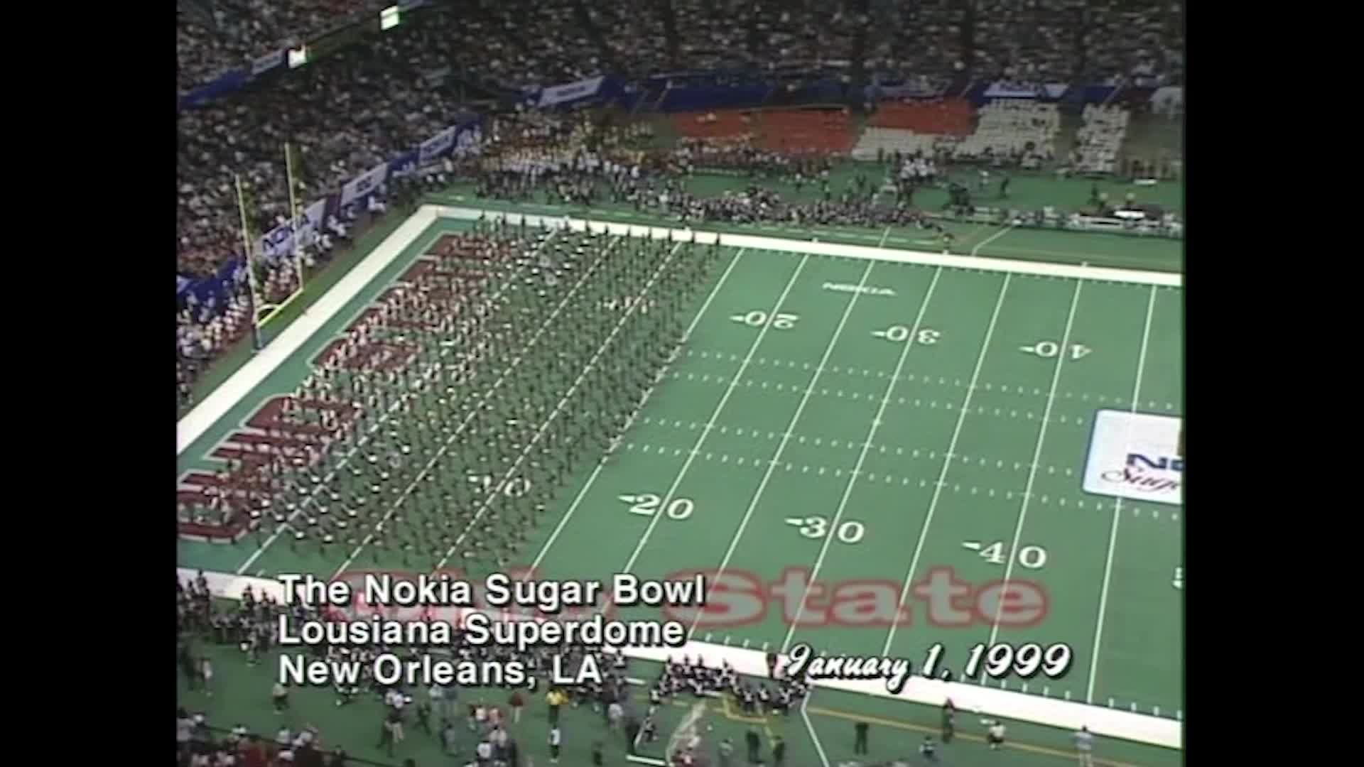 1998 Sugar Bowl Halftime Drill- TAMU vs Ohio State