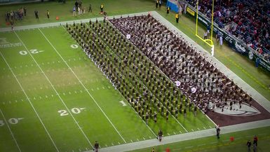 2015 Music City Bowl Halftime Drill- TAMU vs Louisville