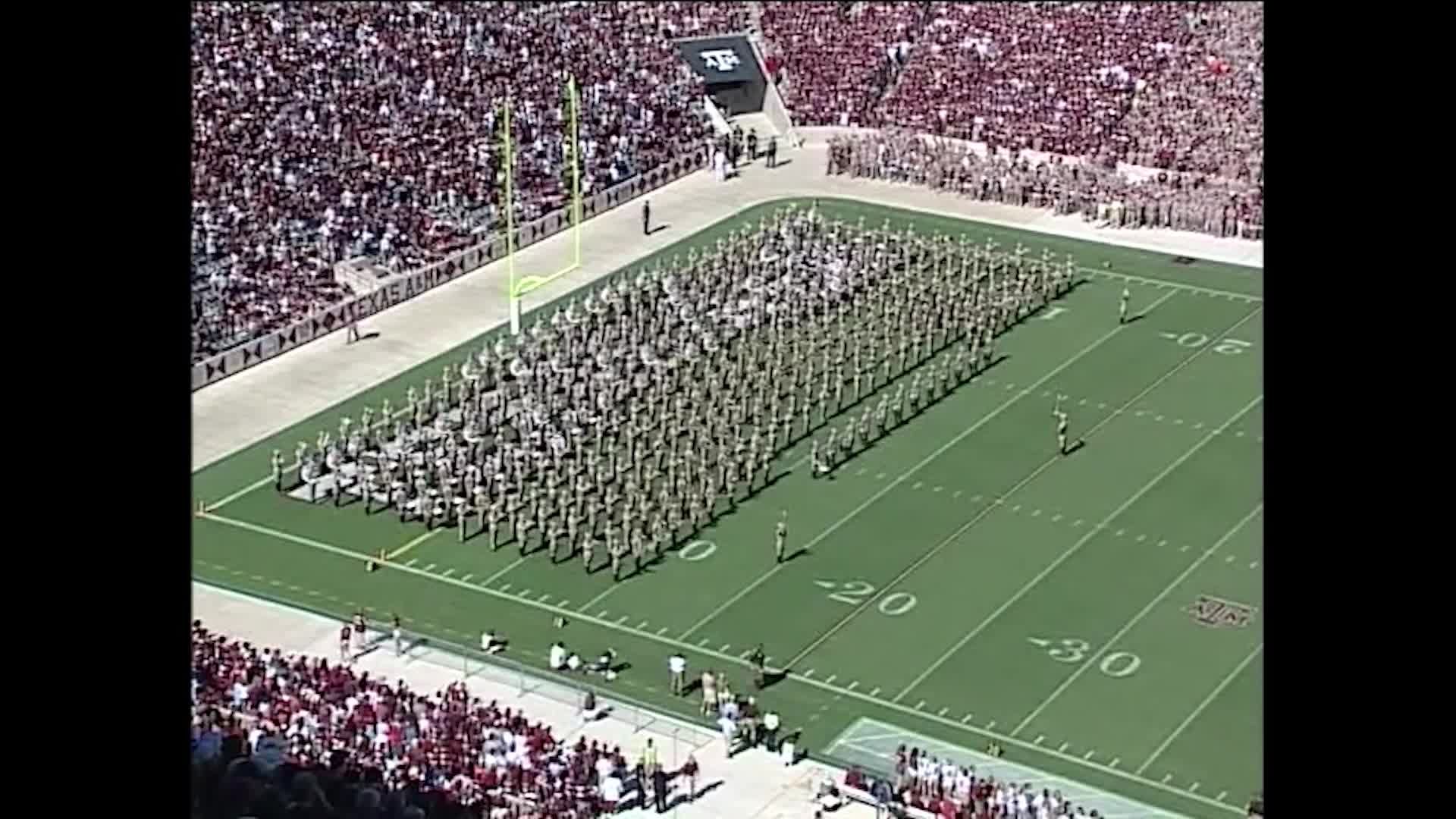 2002 TAMU vs Virginia Tech Halftime Drill