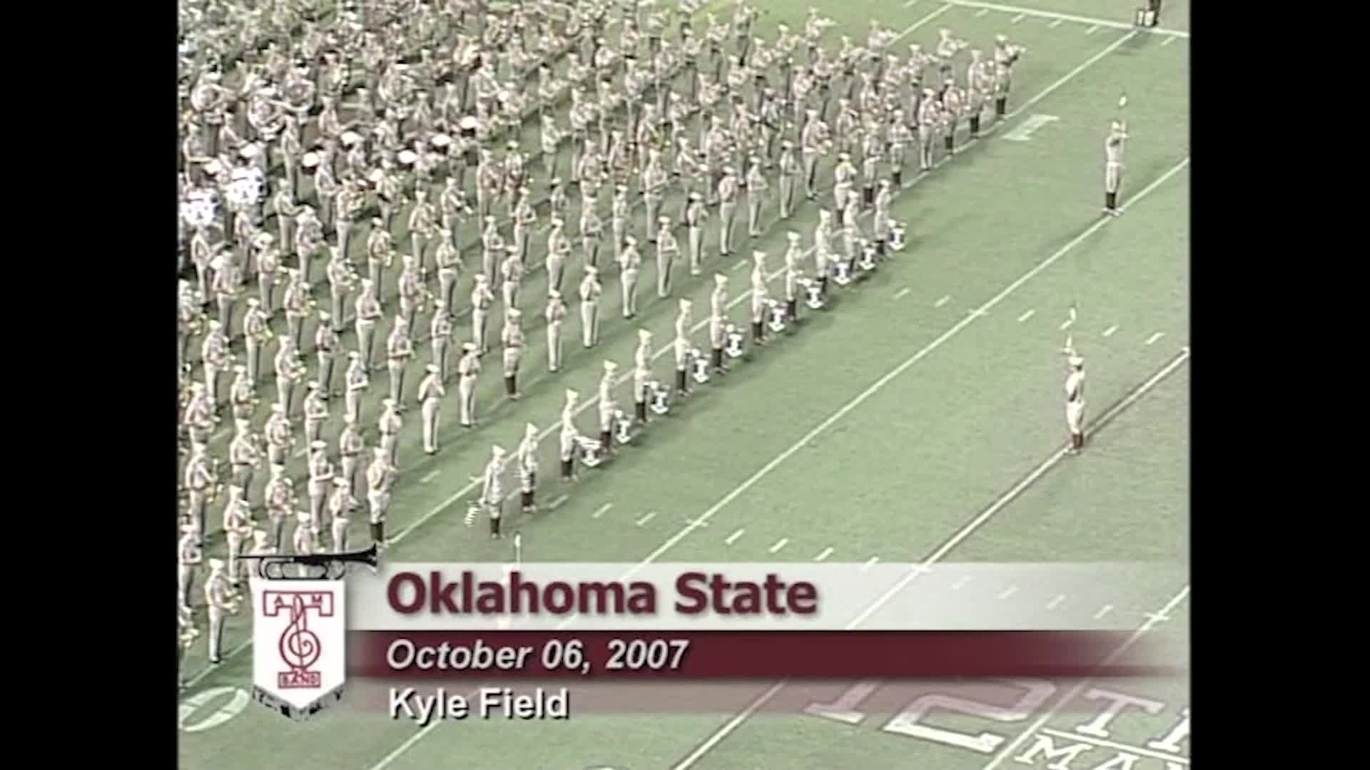 2007 TAMU vs Oklahoma State Halftime Drill