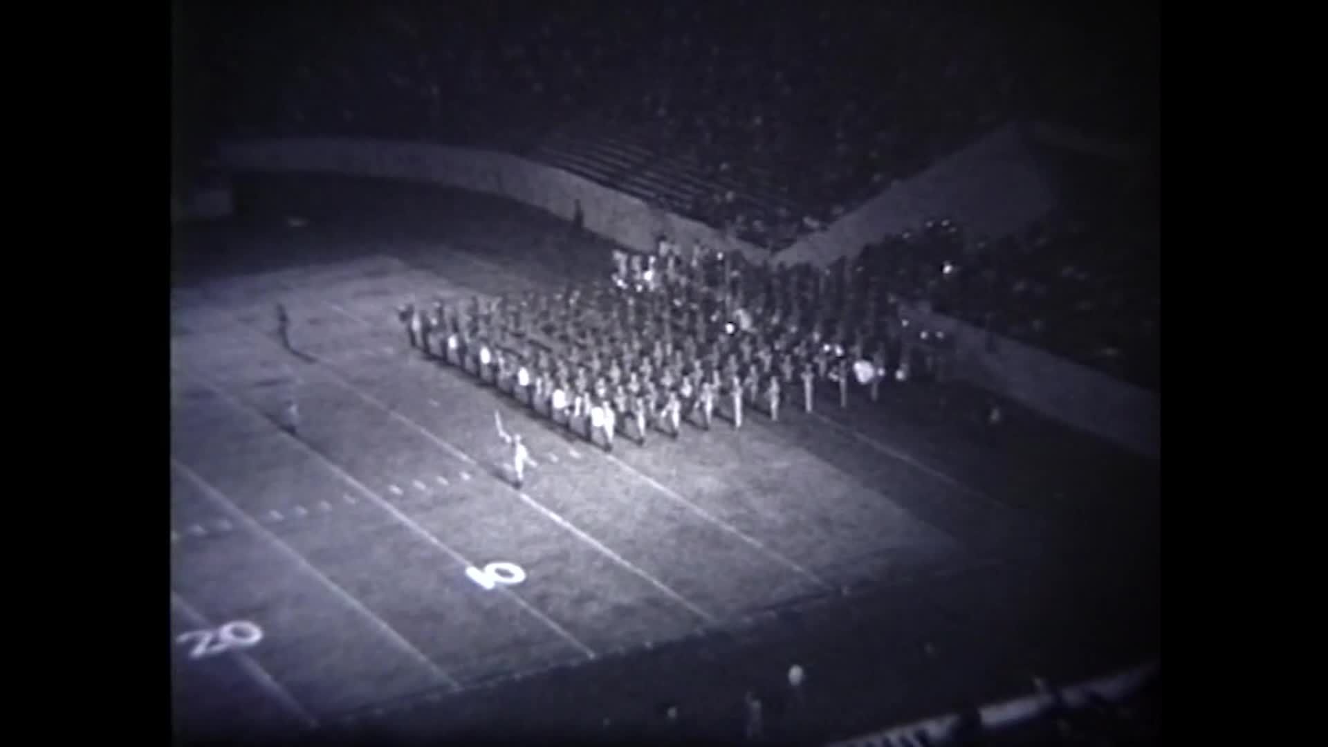 1958 TAMU vs Houston Halftime Drill