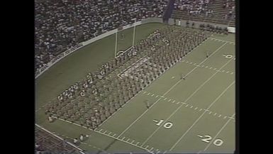 1989 TAMU vs TCU Halftime Drill